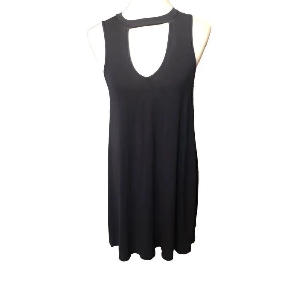 American Eagle dark blue choker shift dress beach dress size S